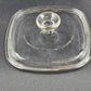 Corelle Callaway Ivy A-1-B11 Corning 1 Liter Casserole Dish & Lid 7" sq x 2"