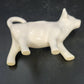 Apilco White Porcelain Cow Creamer Pitcher Figural Milk Pourer Farmhouse 6.5"