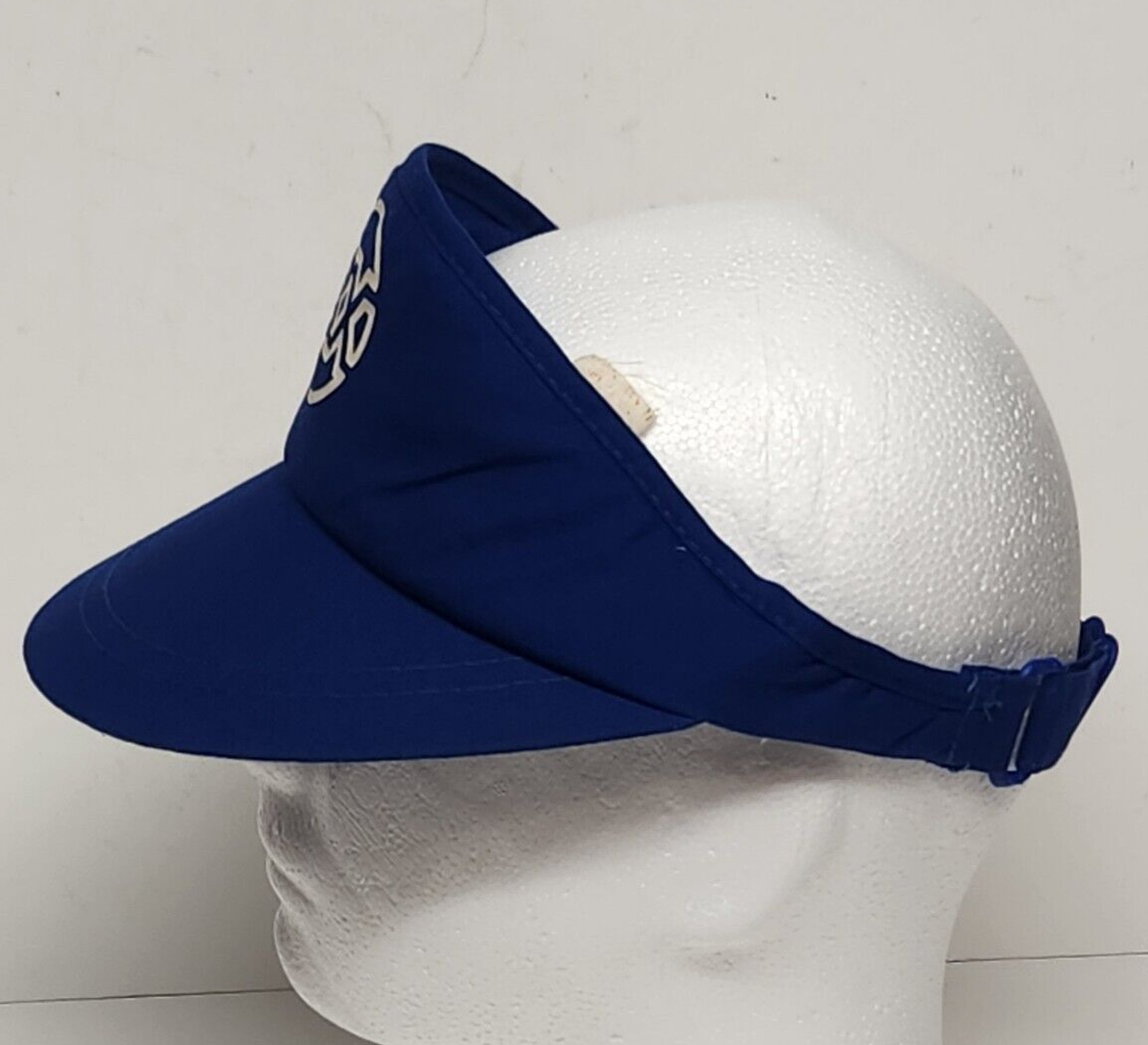 Builders Exchange of Central Ohio Blue Visor Hook and Loop Size Adjustment Hat