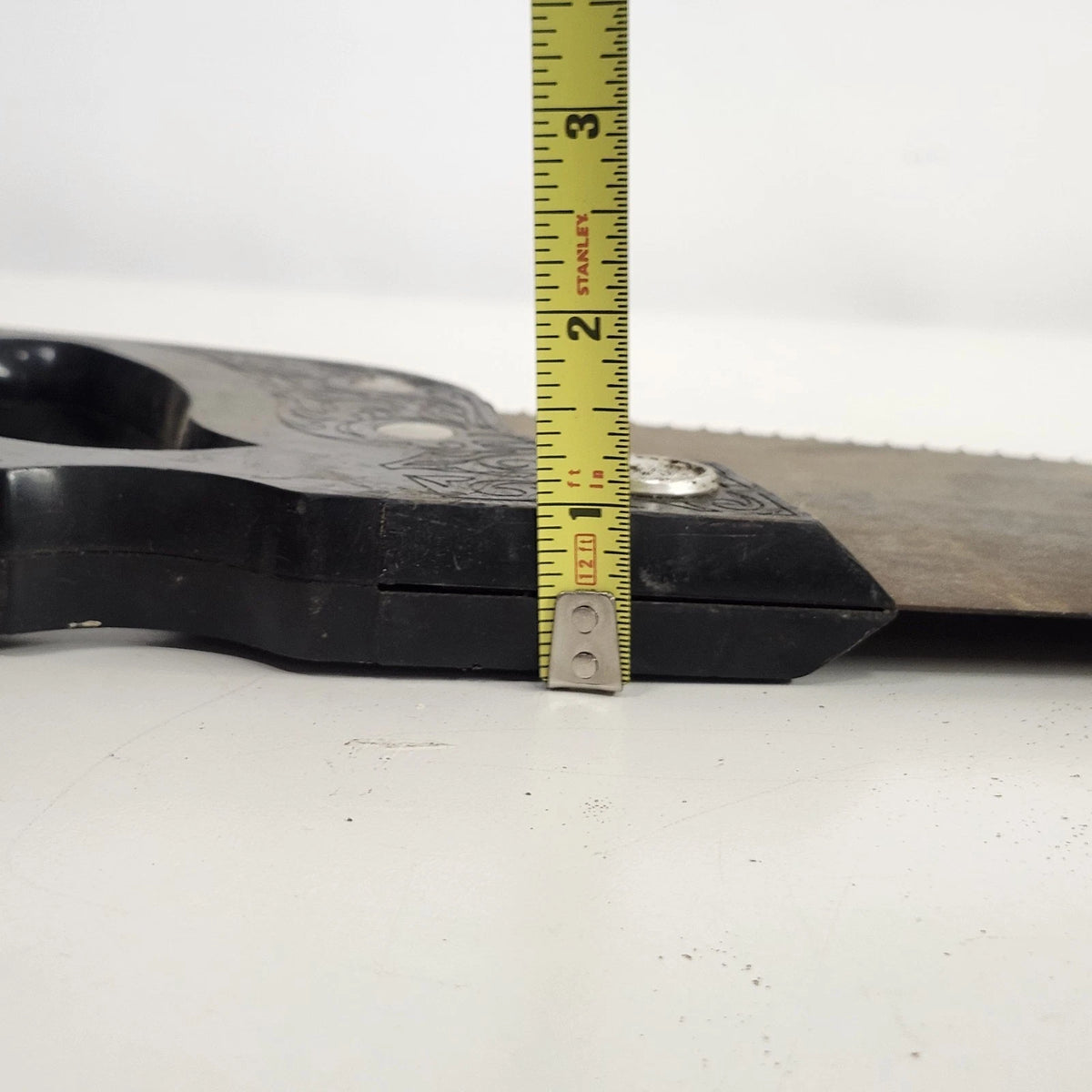 Disston Challenger II 26" Crosscut Hand Saw 8 Point Black Handle Vtg USA Tool