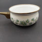 Corelle Coordinates Sauce Pan Lincoware Ivy Style Pattern Enamel Gold Handle