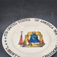 Bicentennial Ceramic Collector Plate Liberty Bell Of Freedom USA 1776-1976 10.5"