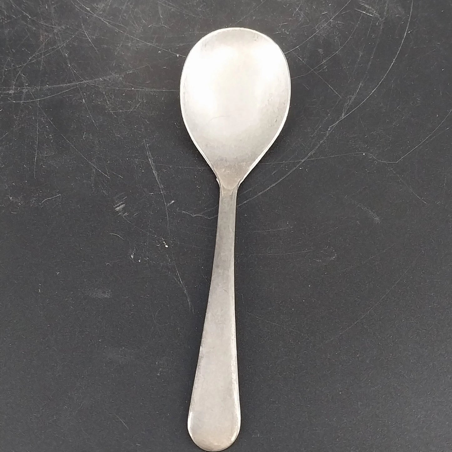 Vintage Raimond Silverplated Crystal Footed Oval Dish Spoon