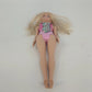 Mattel Barbie HDC50 Beach Doll Pink Swimsuit Collectible Doll