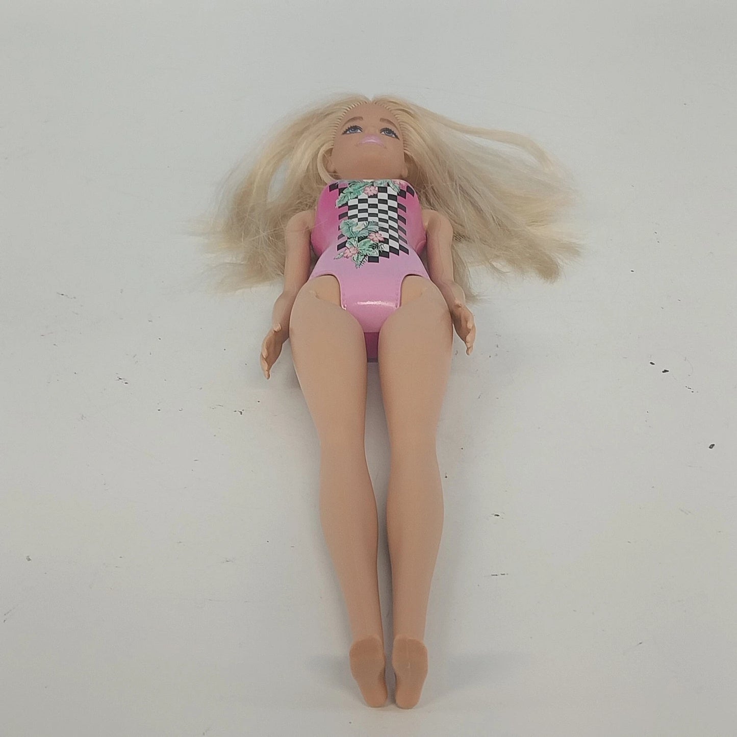 Mattel Barbie HDC50 Beach Doll Pink Swimsuit Collectible Doll