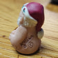 Jillian Miniature Santa Claus Figurine Resin 1.25 Inch