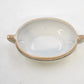 Japan Porcelain Covered Vegetable Bowl Hand Painted Floral Orange Luster 5.25"