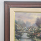 Thomas Kinkade Lamplight Bridge Ltd Edit Canvas 20x16 Hand-Highlighted 259/2950