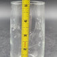 Set of 6 Princess House Heritage Etched Crystal Tumblers 11 oz 5"hx2.5"d Vintage