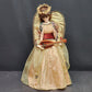 Maryse Nicole's Celeste Angel of Good Will Porcelain Doll Coral Gold Wings Beads