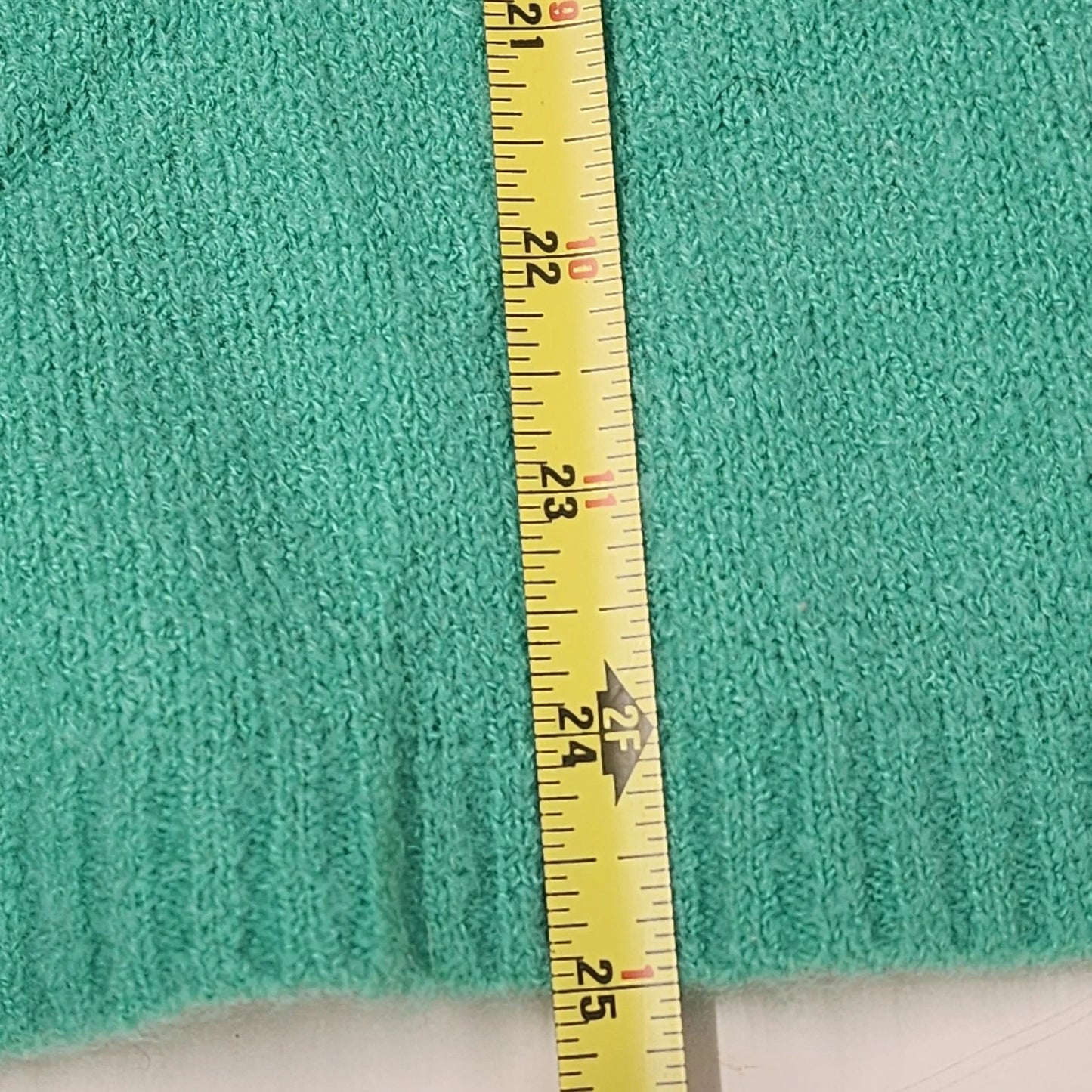Life Energy Intelligence Teal V Neck Sweater XL Soft Knit