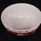 Trisa Snowman Christmas Tree Red White Stoneware Cereal Soup Bowl 6" China