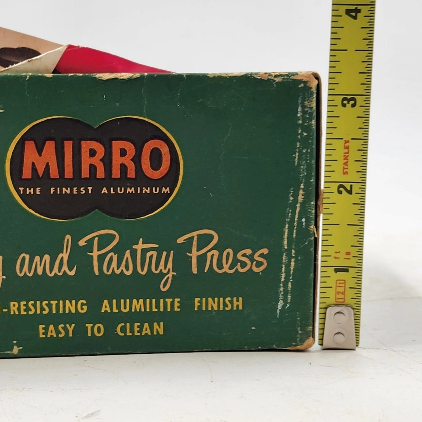 Mirro Cooky Pastry Press No 358 AM Aluminum Set 11 Discs 3 Tips Book with Box