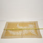Gold & Beige Damask Brocade Leaf Reversible Table Runner – 24″ × 17″ - Formal Dining