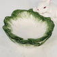 Palm Tree Co Bunny and Cabbage Candy Dish Ceramic Easter Cottage Taiwan Vintage