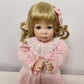 BLESS US ALL Porcelain Doll Danbury Mint Kneeling Praying  Collector Girl Doll Jeanne Singer A566