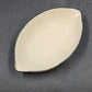 Lenox Olympia Vanity Trinket Dish Cream Oval Platinum Hand Trimmed 4" USA Vtg