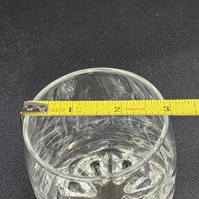 Set of 2 Bormioli Rocco Galassia Rocks Low Ball Barware Juice Glasses 8 oz Italy