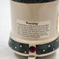 New Crazy Mountain Votive Warmer w Snowman Design 100% UL Approved Vintage China
