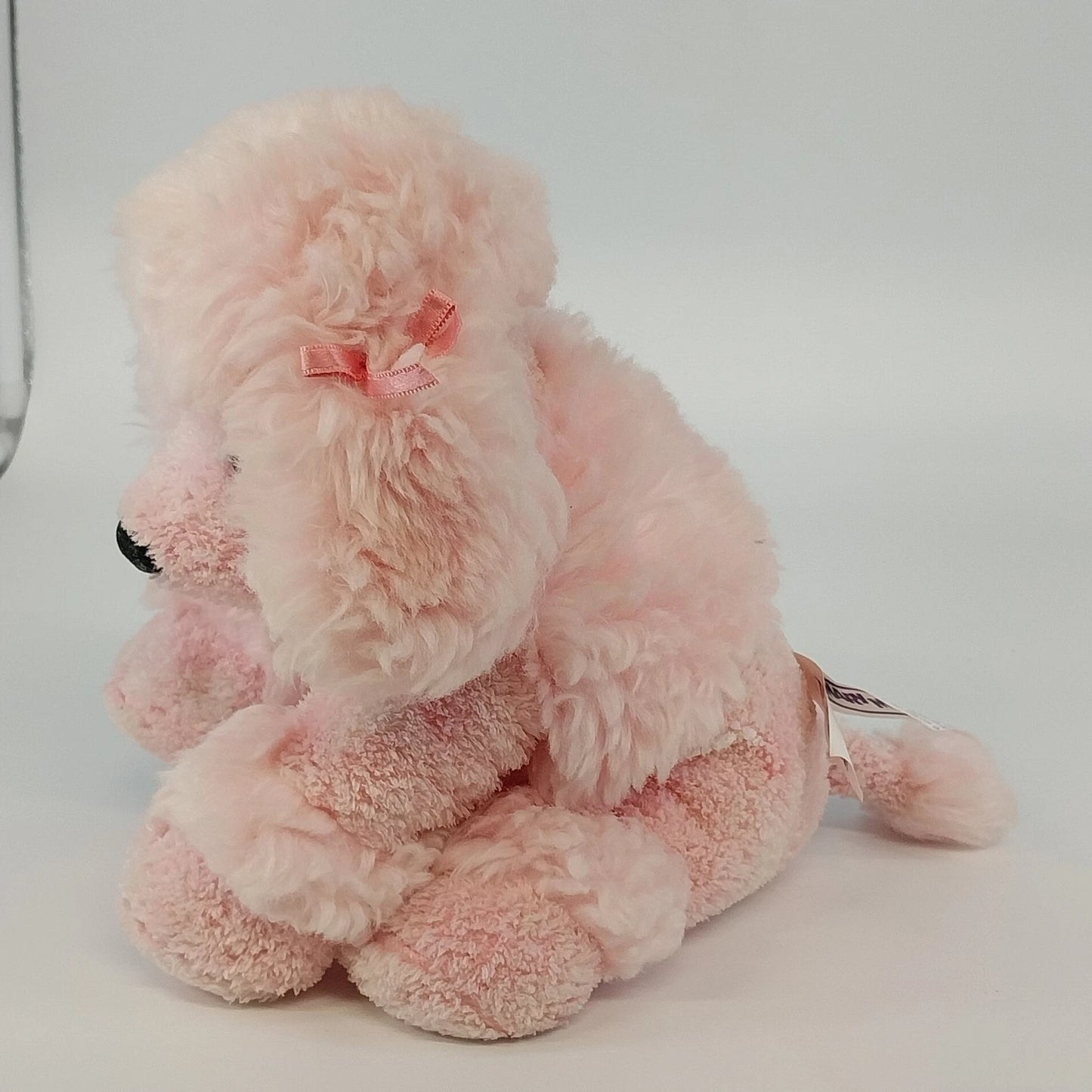 Mary Meyer Sweet Rascals Penelope Pink Poodle Plush Stuffed Dog 2003 Ribbon Bow