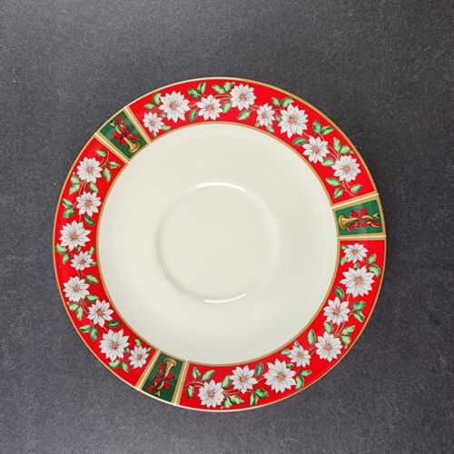 12 Pc Porcelain Christmas Dishes Set Charlton Hall China Classic Traditions  NIB