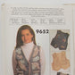 Simplicity Crafts 9652 Vintage Sewing Pattern 1990's Cut Misses Lined Vests
