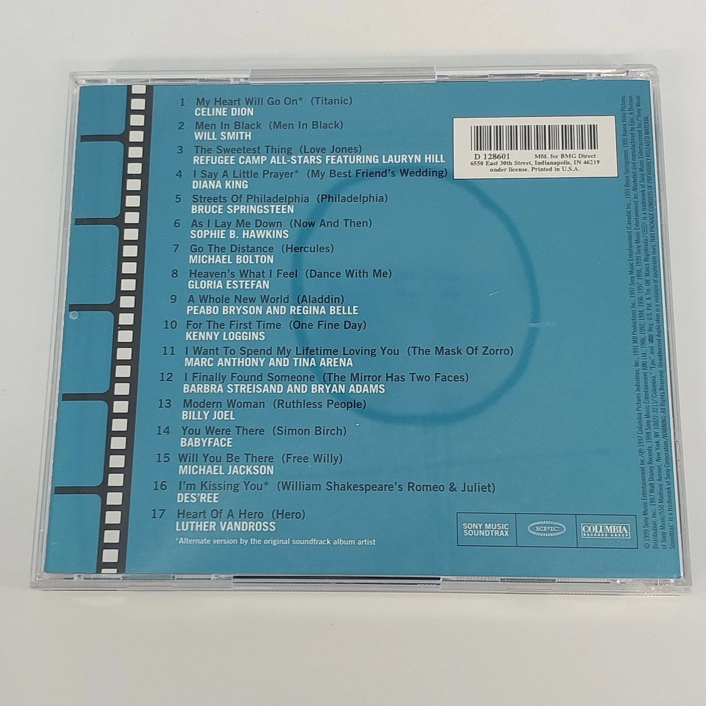 Movie Soundtrack CD Lot Big Chill Andrew Lloyd Webber Greatest Movie Songs