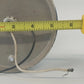 Swivelite Atomic Cone Ceiling Light Fixture Brushed Aluminum Metal Lamp 10" MCM