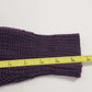 Vintage Gachet Womens Medium Geometric Knit Sweater Purple