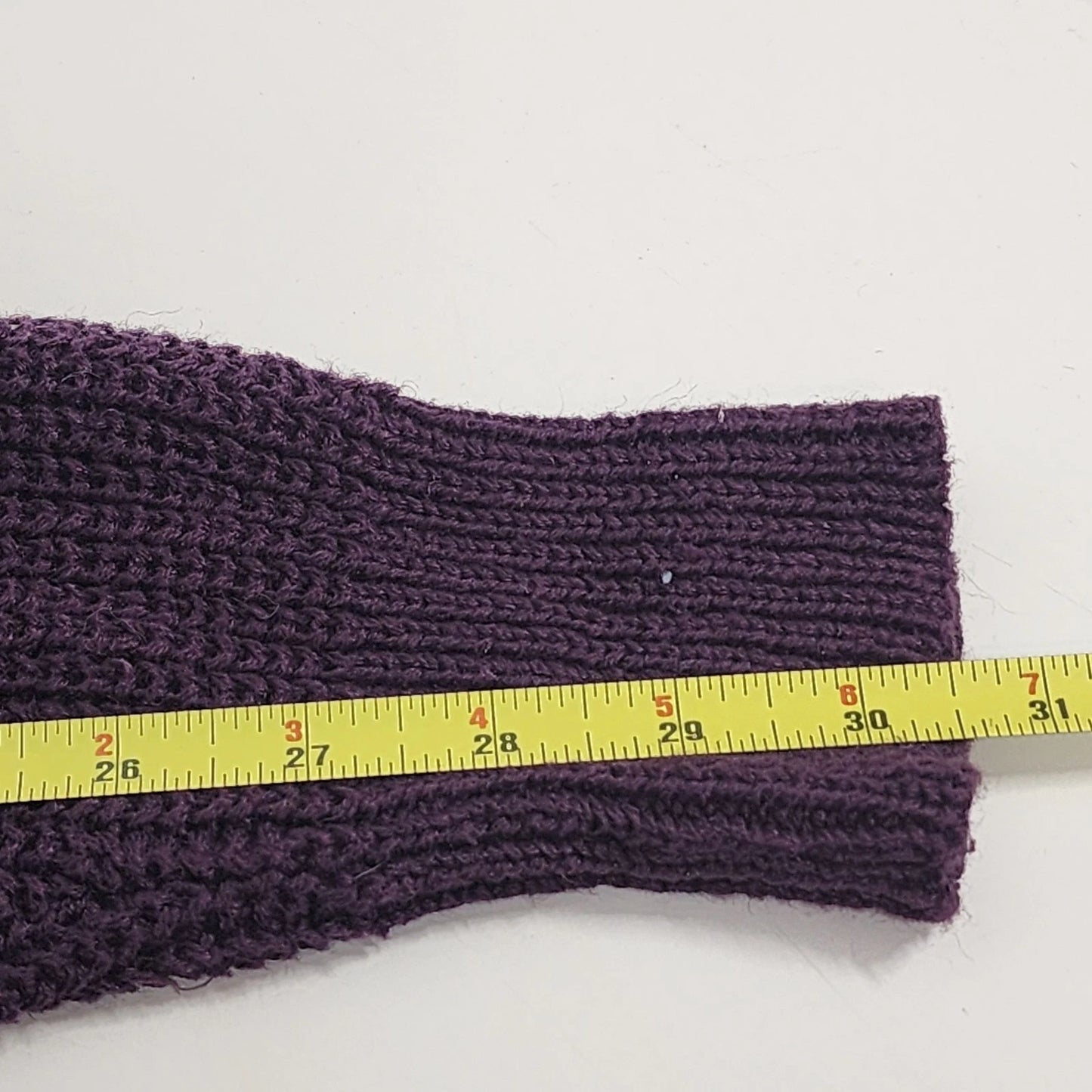 Vintage Gachet Womens Medium Geometric Knit Sweater Purple