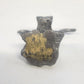 Godinger Pewter Longhorn Bull/Cow Figurine 1.5" Western Cowboy Animal Vintage