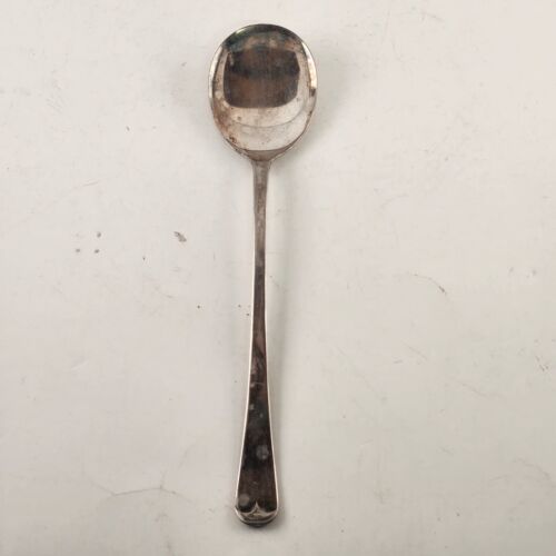 Salad Server Set Fork Spoon Sheffield England Silverplated Vintage 9.25"