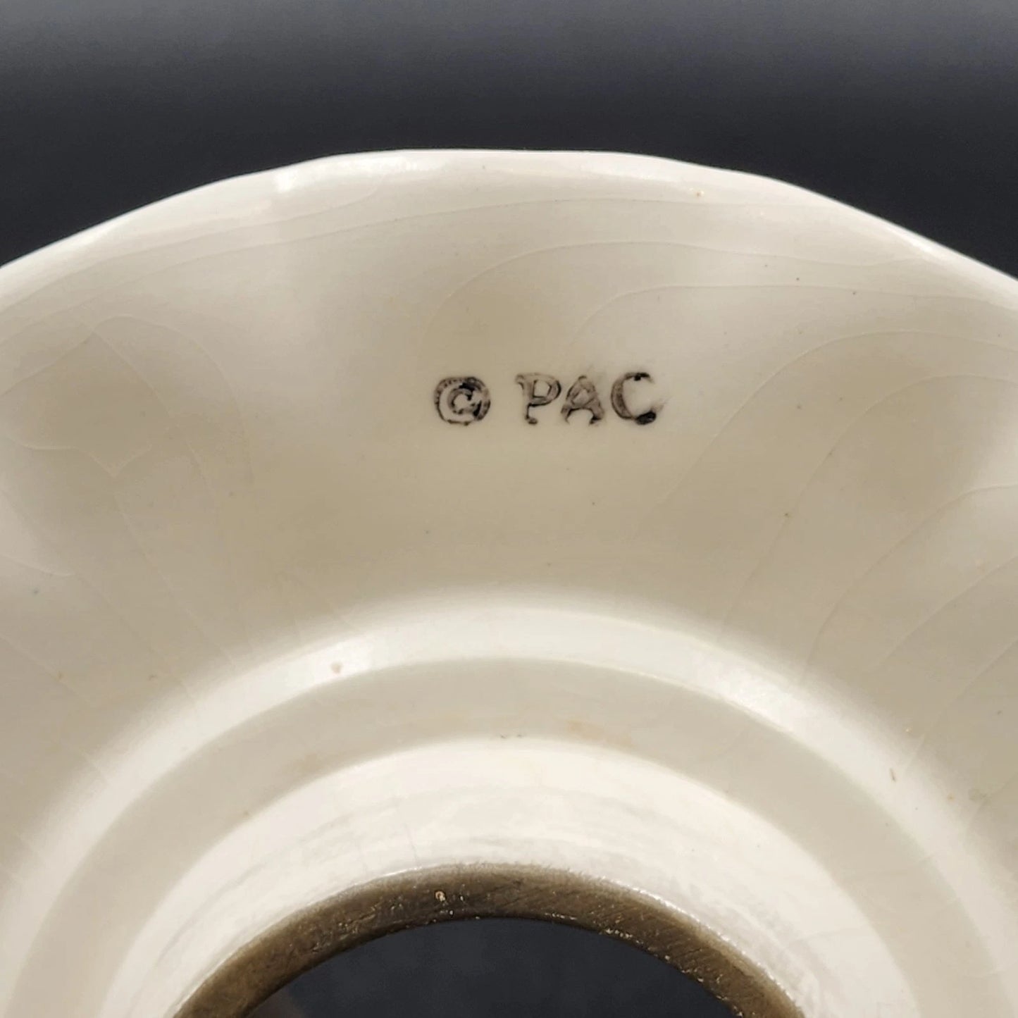 Ceramic Candle Large Jar 4.75" Shade Pastels Blue Pink Yellow Flowers Decor PAC