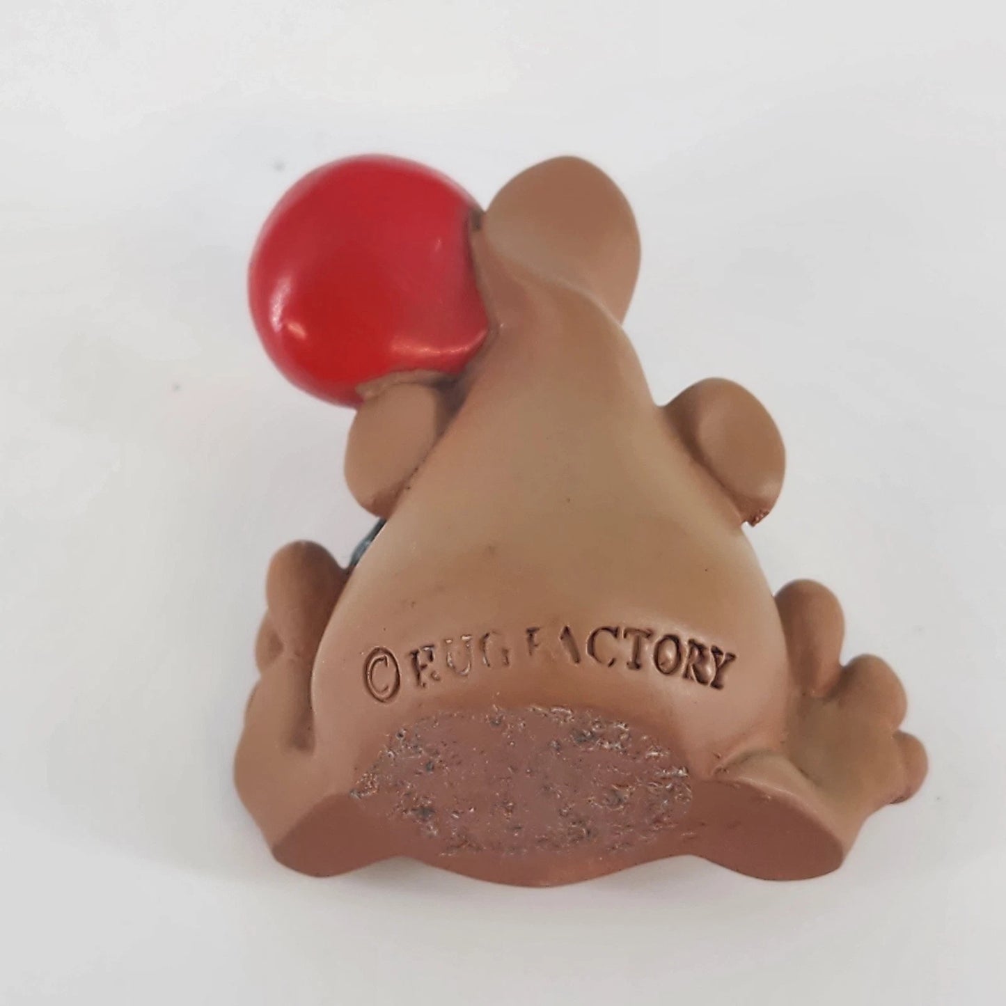 1996 Hug Factory I LOVE YOU Resin Figurine Heart Kiss Vtg Valentines Day 3"