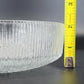 Indiana Glass Tree Bark Ice Textured Bowl 6.75 Inch Vintage