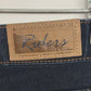 Riders Women's Dark Blue Denim Jeans Pants Size 14P High-Rise Straight Legged