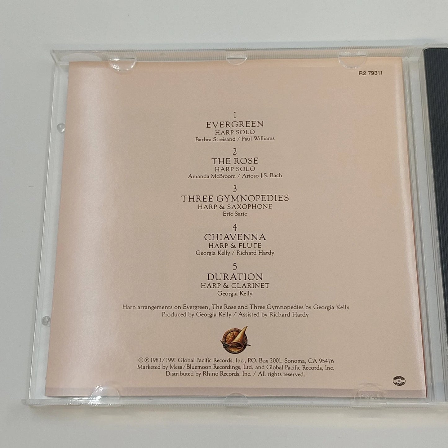 Georgia Kelly Harp & Soul CD Richard Hardy New Age Instrumental R2 79311