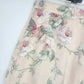 Contempo Casuals Floral Skirt Women's 7/8 A-Line Cotton Polyester Botton Front