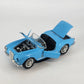 Bburago Lancia Aurelia B24 Spider 1955 Blue 1:18 Diecast Italy Opening Hood Door