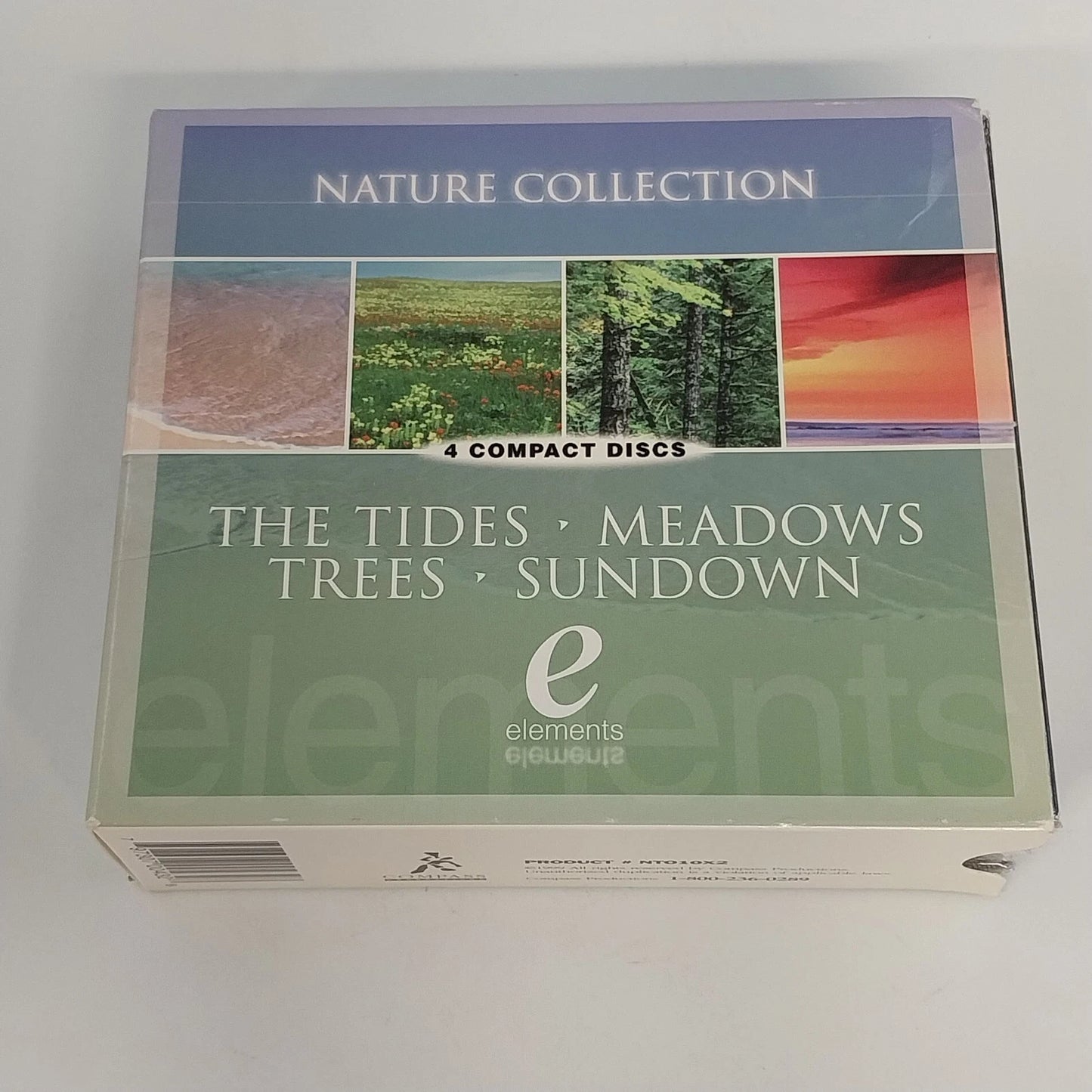 Elements Nature Collection 4 CD Set The Tides Meadows Trees Sundown Sealed 1999