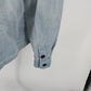 Ruff Hewn Women’s Denim Shirt Jacket XL Light Blue Snap Front w Pockets VTG
