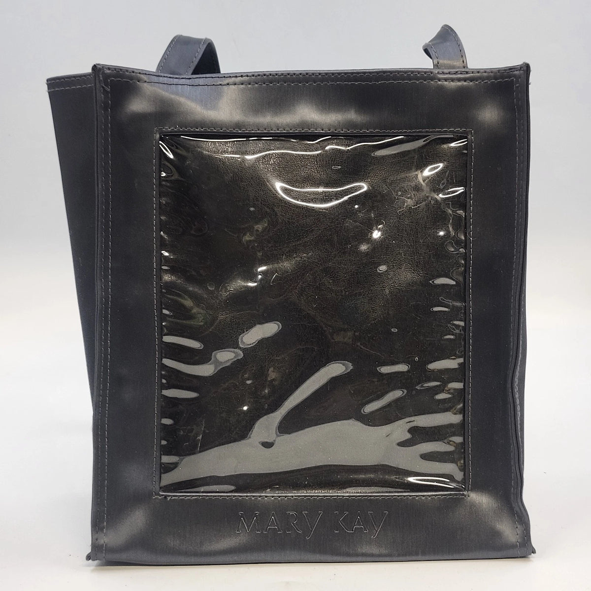 Mary Kay Black Consultant Tote Bag Clear Window Shoulder Bag Organizer Handles