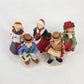 Homco Christmas Carolers Figurines Set of 5 Musicians Sri Lanka 2.5" Ceramic Vtg