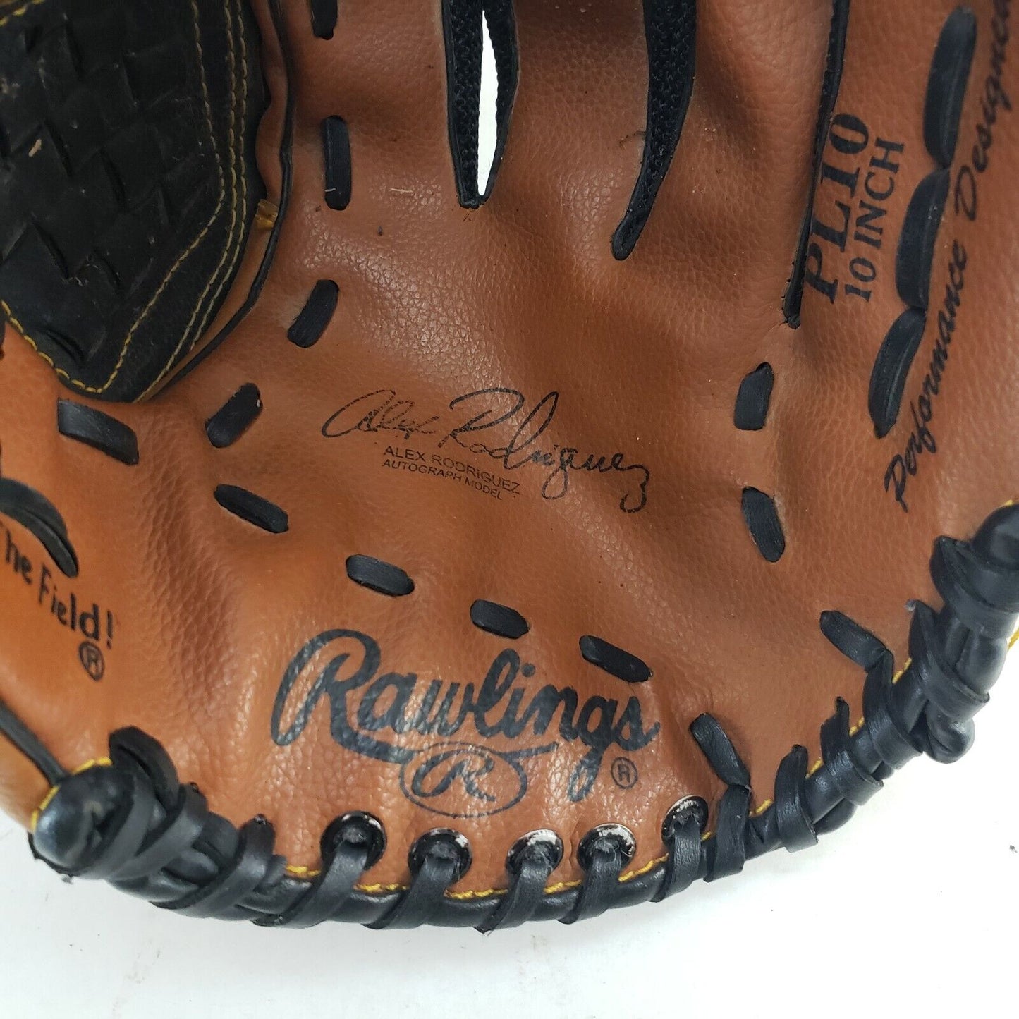 Rawlings RHT Youth Baseball Glove PL10 REG Alex Rodriguez Autograph Model 10"
