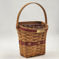 Longaberger Christmas 1998 Glad Tidings Basket Red Wall Hanger Plastic Protector