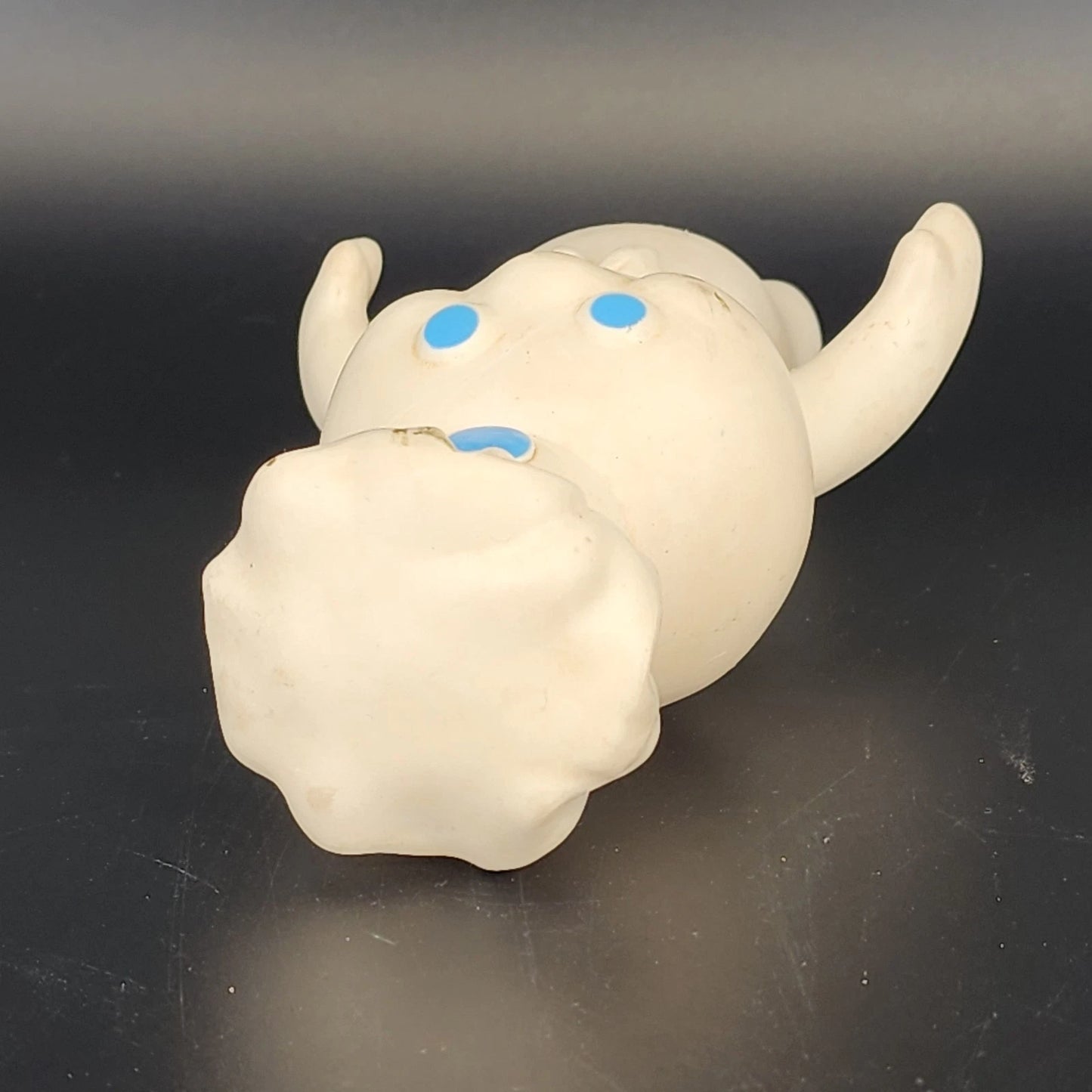 Pillsbury Doughboy Poppin' Fresh Toy Figurine Rubber Squeeze Swivel Head 1971