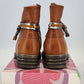 Via Pinky Elly-02 Ankle Boots Womens 8.5 Camel Tassel NWT