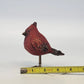Lifestyle Design Plume Collection Cardinal Bird Figurine Red Porcelain 4.5" Vtg