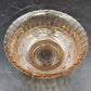 Indiana Glass Tiara Sandwich Pink Pressed Glass Bowl 7" Fluted Scalloped Vintage