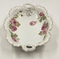 Rosenthal RC Monbijou China Vegetable Bowl Pink Bavaria Roses w Handle Chipped